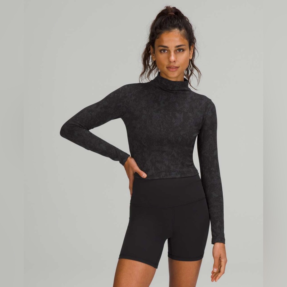 Lululemon All Aligned Mock Neck Long Sleeve Shirt